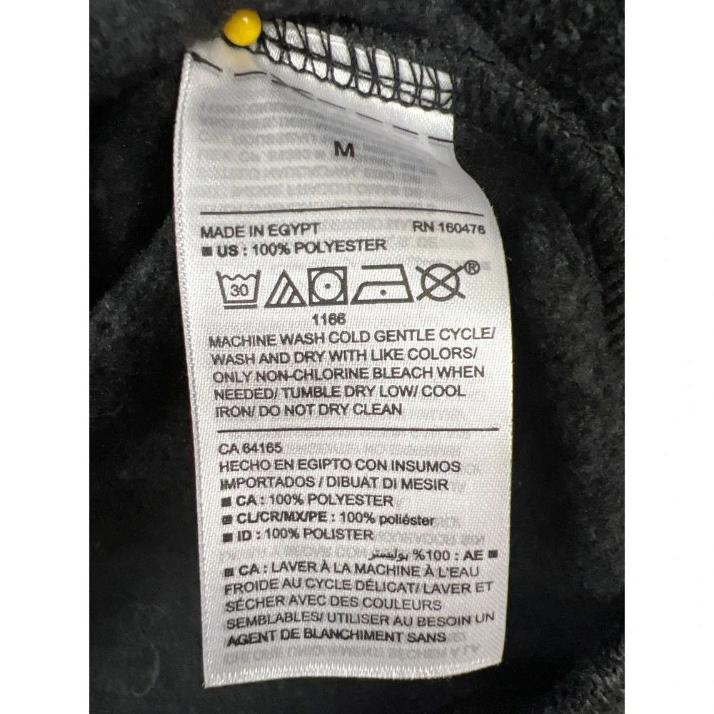 Old Navy Quarter Zip Pullover Women M Charcoal Gray Heathered Knit Sweater 18892